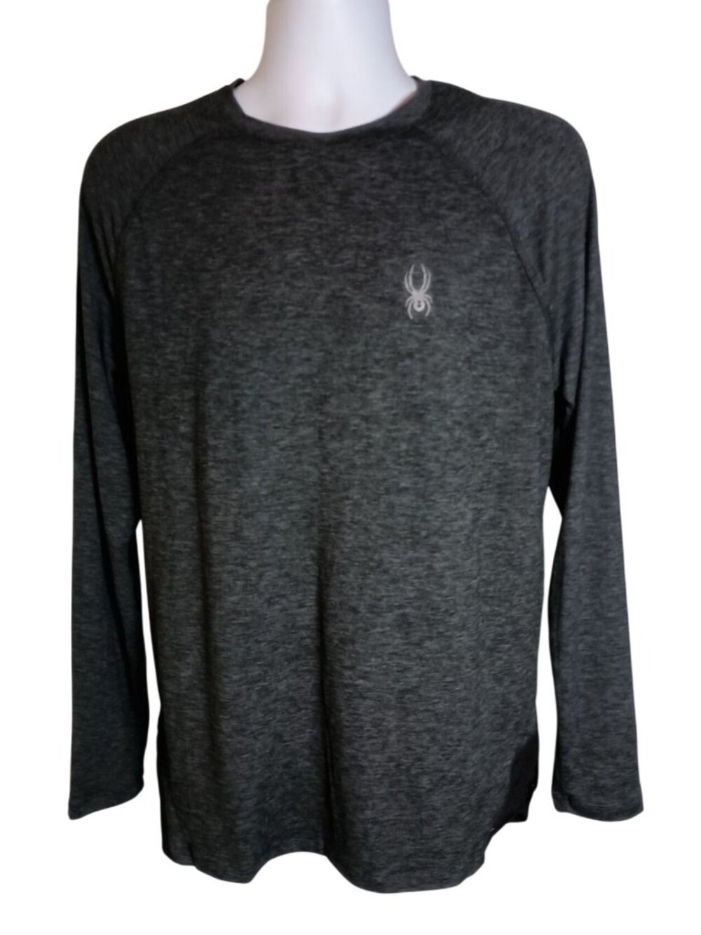Spyder Active Long Sleeve Crew Neck Stretch Breathable Shirt Men's Sz.L